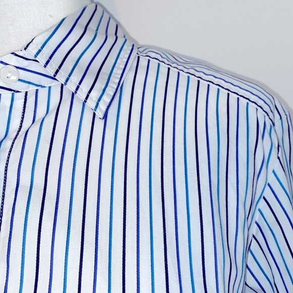 Pendleton tri color Blue and White Casual Button Down Shirt - Picture 7 of 12